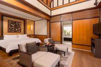 Grand Two Bedroom Pool Villa | Egyptian cotton sheets, premium bedding, minibar, in-room safe