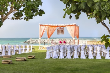 Outdoor wedding area