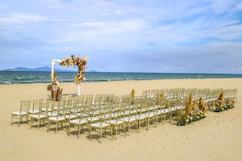 Outdoor wedding area