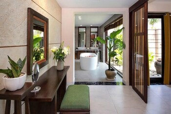 Panoramic Suite, 2 Bedrooms, Private Pool | Minibar, in-room safe, individually decorated, laptop workspace