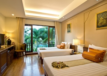 Villa, 2 Bedrooms, Private Pool, Sea View | In-room safe, desk, soundproofing, iron/ironing board