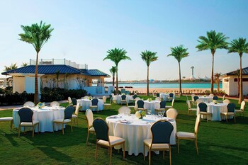 Outdoor banquet area